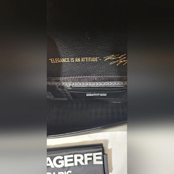 NWT KARL LAGERFELD PARIS CROSSBODY BAG - Picture 6 of 10